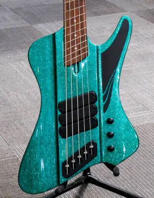 Dingwall Guitars - D-Roc Standard 5-String Electric Bass - Gloss Metalflake Aquamarine